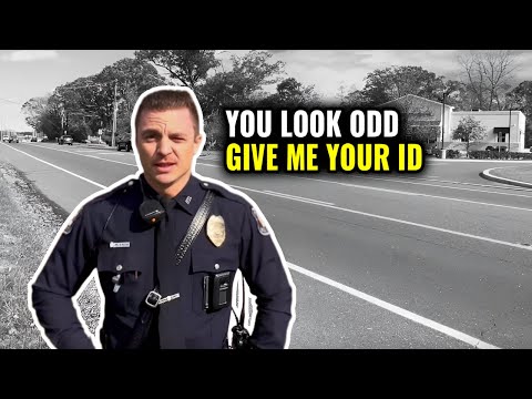 STRANGE ID REFUSAL SURPRISES POLICE OFFICER!  COPS GET OWNED