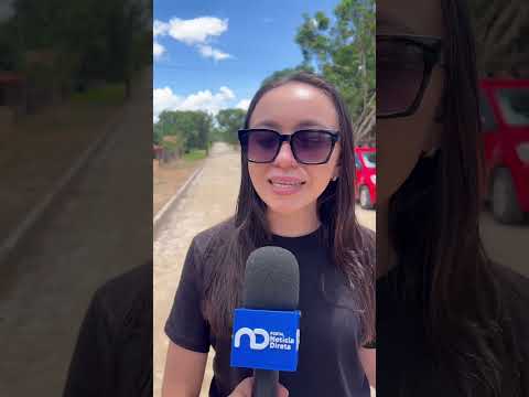 Prefeita Andressa Leal entrega calçamento no Assentamento Fernandes em Caraúbas.