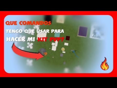 WHAT COMMANDS TO USE FOR YOUR PVP KIT!😱[FACIL] TUTORIAL MINECRAFT| insomnio gamer