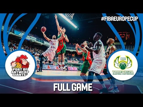 Antwerp Giants (BEL) v Prievidza (SVK) - Full Game - FIBA Europe Cup 2016/17