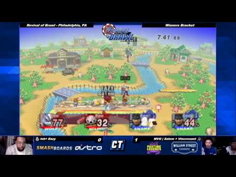 Revival of Brawl - Ish + Eazy vs Salem + Vincessant - SSBB - Smash Brawl