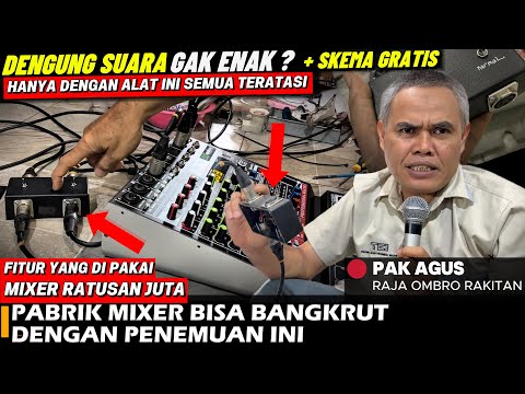 PASANG ALAT INI PADA MIXER MU‼️|| Mengatasi Dengung Saat Pakai Mic | Fitur Mixer Mahal Atasi Dengung