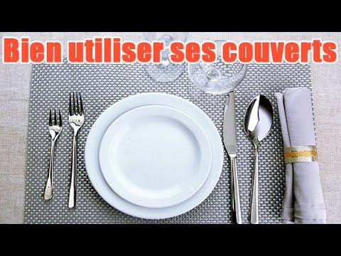 Conseils: Utiliser les couverts à table