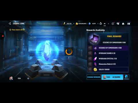 Cosmic Core: free CTP on the reroll - Marvel Future Fight