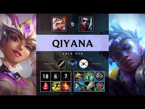 Qiyana Mid vs Ekko - KR Diamond Patch 25.S1.3
