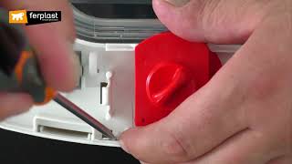 Ferplast (Ферпласт) Swing 9 Set Brown двери врезные для больших кошек, щенков и собак мелких пород (коричневый)