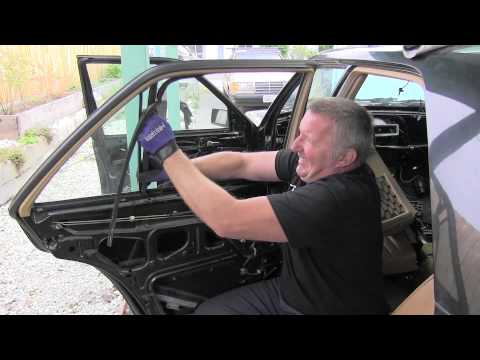 Mercedes W124 Removing Rear Door Window Glass