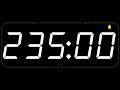 235 MINUTE - TIMER & ALARM - 1080p - COUNTDOWN