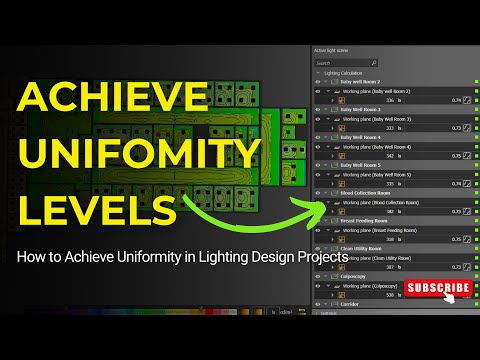 Achieving Uniformity in Lighting Design Projects | Step-by-Step Tutorial