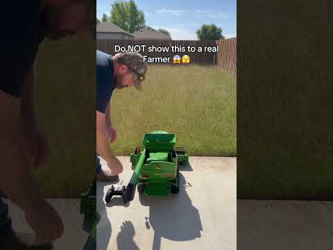 Comment “Grass” if you want one! 😍👀 #harvest #johndeere #lawn #combineharvest #lawnmower