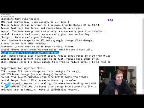 Why top lane sucks so hard right now, and how to try to start fixing it.