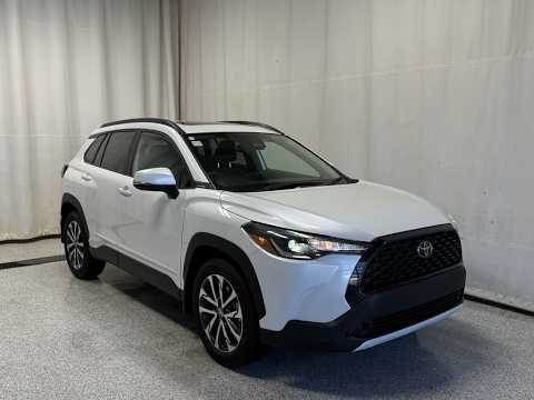 2024 Toyota Corolla Cross LE AWD in White for sale at Park Mazda in Sherwood Park, AB