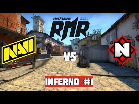 ГРУППА А. NAVI vs NEMIGA. Map-1 Inferno. StarLadder CIS RMR 2021