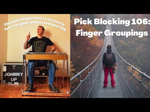 The most important exercise to learn for beginning pedal steel guitar players! Pick Blocking 106