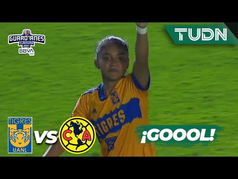 Belén Cruz's MEGA GOAL! | Tigres 2-0 América | 2021 Guard1anes Tournament Liga MX Quarterfinals |...
