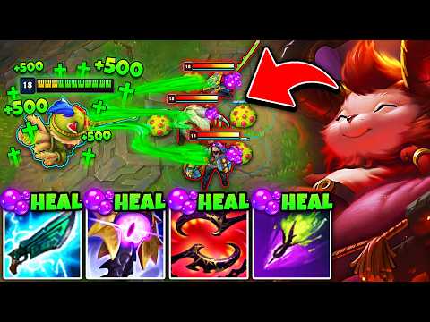Teemo but my Poison heals me to full health and you can't kill me (NEW OMNIVAMP ITEMS)