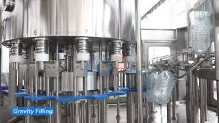 Automatic 3 in 1 water filling machine 丨 Efficient filling solutions, serving the world.