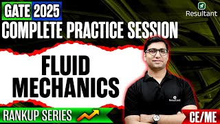 Fluid Mechanics: Practice Questions For GATE 2025 ✍️ | Top Fluid Mechanics Questions | CE/ME🔥