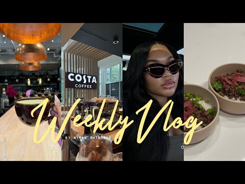 WEEKLY VLOG! IM OVER IT + GETTING BACK INTO A ROUTINE + HIGH PROTEIN MEALS + CLEANING + COFFEE SHOPS
