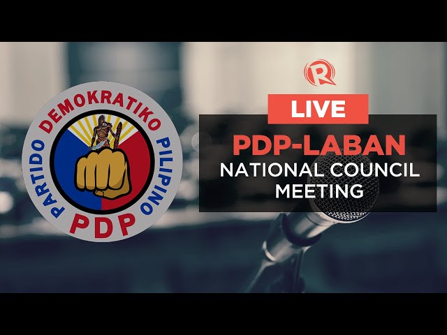 LIVE: PDP-Laban National Council Meeting in Cebu City