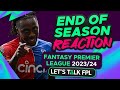 FPL END OF SEASON LIVE REACTION Q&A | Fantasy Premier League Tips 2023/24