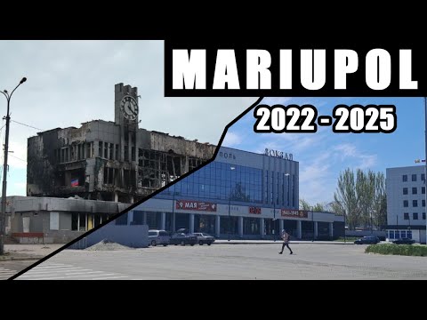 MARIUPOL BEFORE AND AFTER COMPILATION 2025