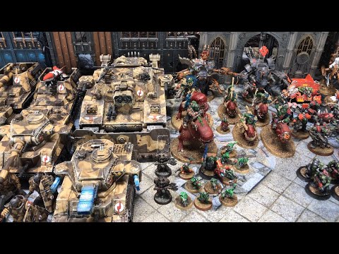Armageddon Steel Legion  vs. Orks [Kreuzzug 2020 - 167] Warhammer 40k Battle Report Deutsch