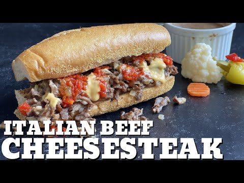 Italian Beef Cheesesteak on the Camp Chef Flat Top...