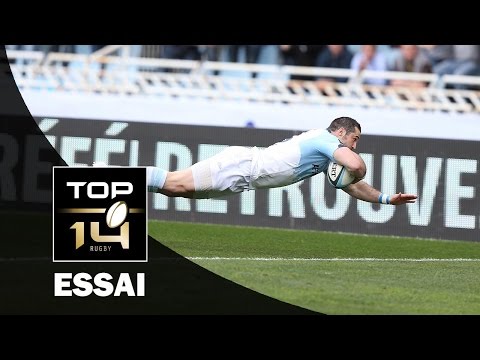 L'essai de Scott Spedding (Bayonne) TOP 14 - Stade Français - Bayonne - J4 - Saison 2014-15