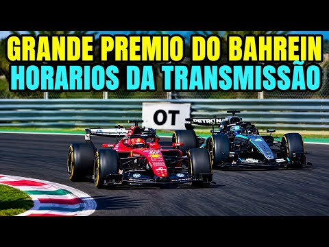 F1 2026 - GP DO BAHREIN - TRANSMISSÃO DO TREINO LIVRE: HORARIOS E COMO ASSISTIR