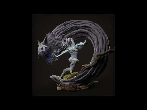 Kindred - League of Legends Statue Fan Art Turntable