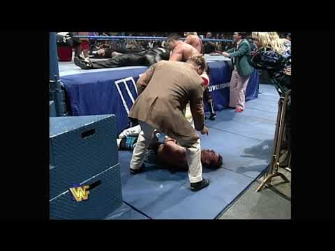 Undertaker, Diesel & Shawn Michaels get jumped. Mabel breaks Undertakers orbital bone (WWF)