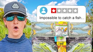 I Tried Lures The Internet Says NEVER Catch Fish - Do They Work?