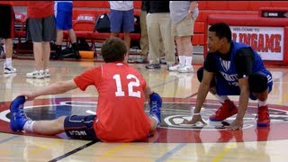 Trevor Dunbar And Frankie Ferrari Put On A PASSING CLINIC!!! Crazy Point Guard MATCH UP!!!