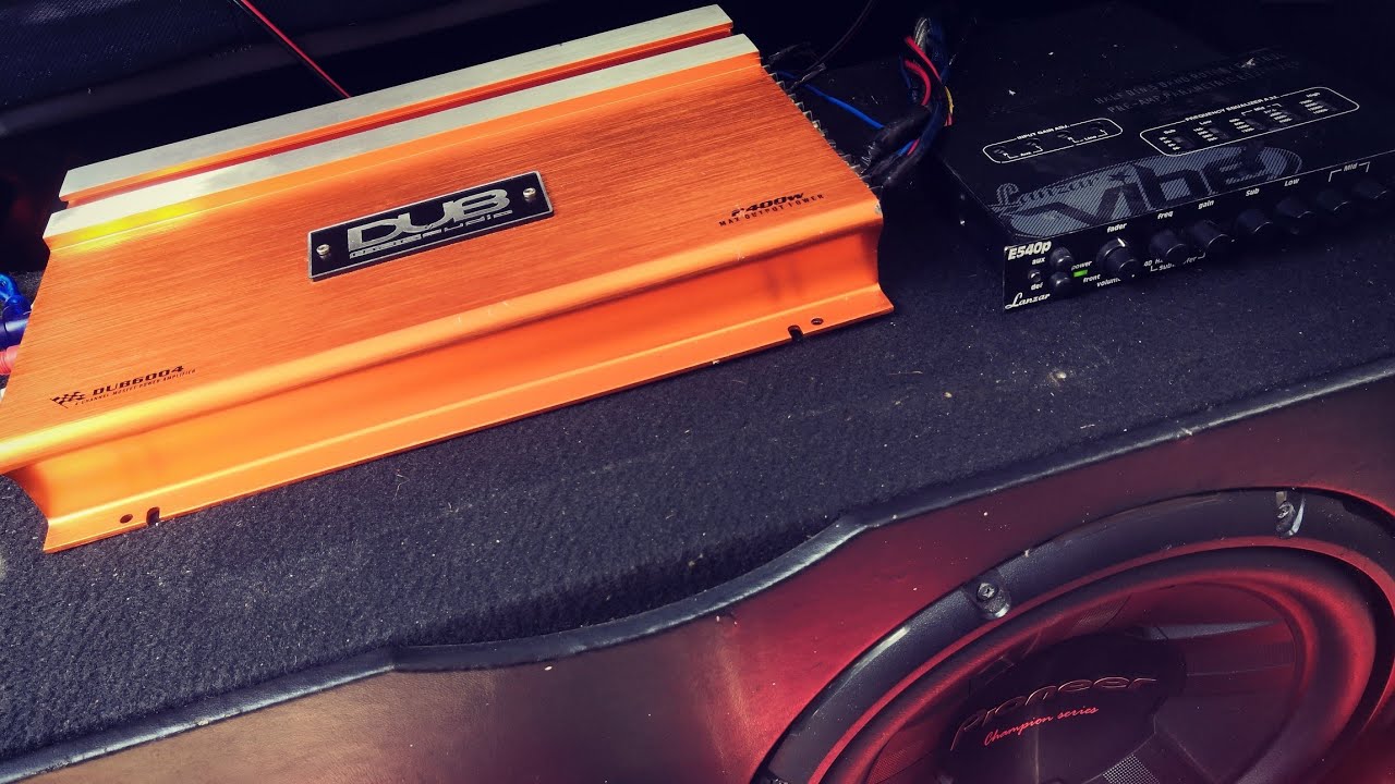 Amplificador dub 2400w **peugeot**