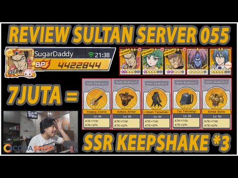 🔥🔥REVIEW AKUN SULTAN SERVER 055 (SUGARDADY) PENYEGARAN MATA!! - ONE PUNCH MAN: The Stronges