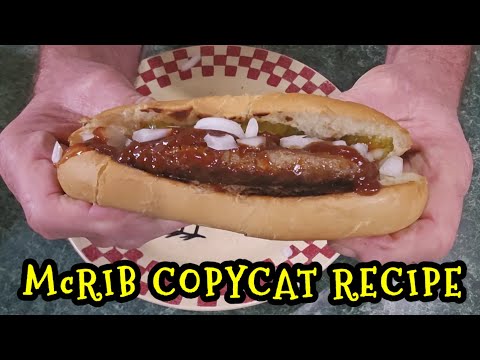 McDonald's "McRib" Copycat💥💯 A MUST LEARN!! #copycatrecipe #mcrib