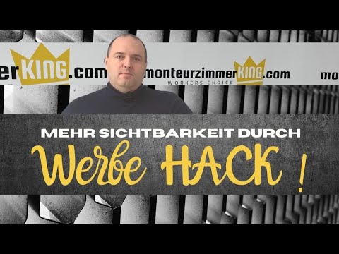 Werbe HACK - mehr Sichtbarkeit für das gleiche Geld bei monteurzimmer.de