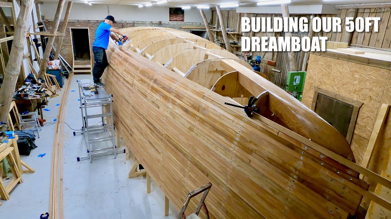 Building Our Dreamboat! Planking Progress And Viewers Q&A - Ep. 354 RAN Sailing
