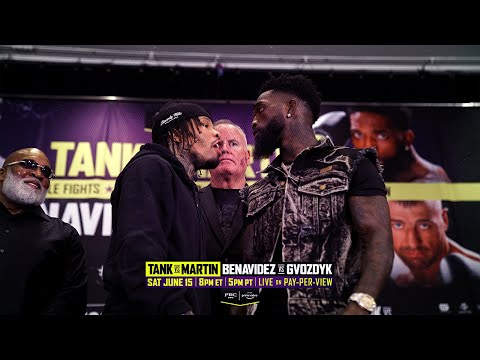 Gervonta Davis Makes Frank Martin FLINCH During Heated Faceoff
