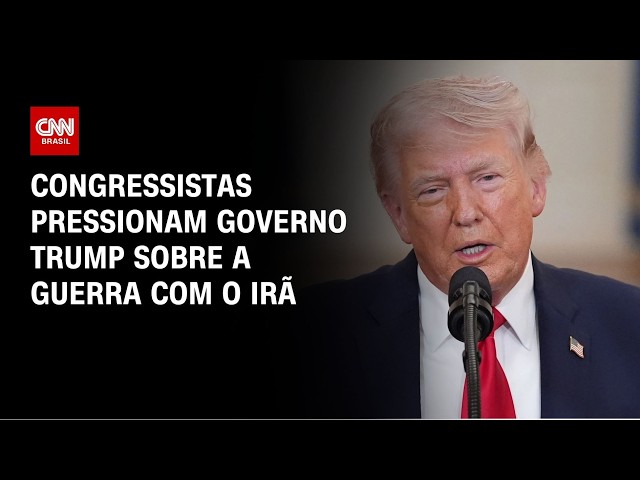Congressistas pressionam Donald Trump sobre a guerra com o Irã | CNN PRIME TIME