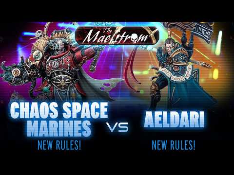 New Aeldari vs Chaos Space Marines Rules Competitive Battle Report