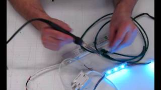 Attaching the Signal Cable to the HolidayCoro DMX Controller