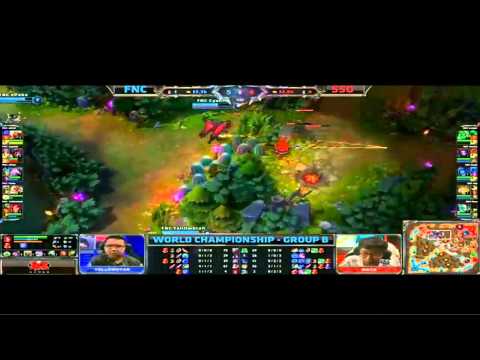 FNC vs SSO S3 World Championchip || Fnatic vs Samsung Ozone Group B Day 4