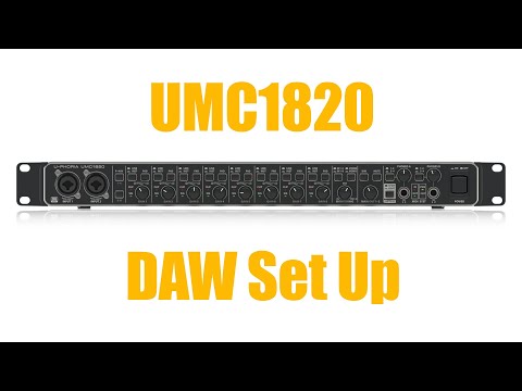 Behringer UMC1820 How to Set Up in a DAW