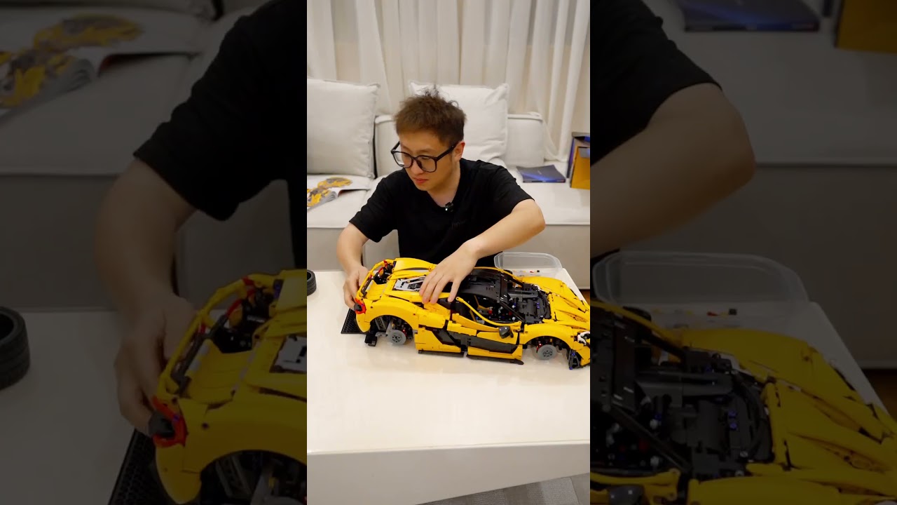 拼完#乐高迈凯伦P1 后我又舍不得送给迈凯伦小姐姐了怎么办 #乐高机械组 #积木