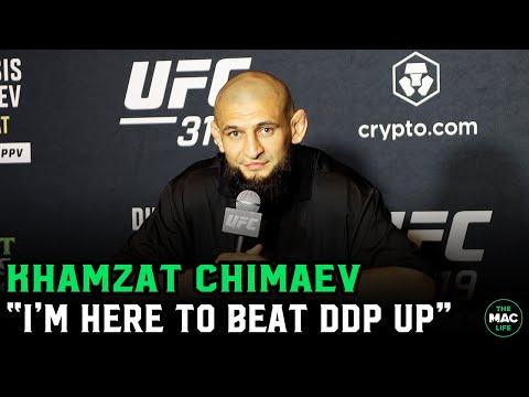 Khamzat Chimaev: "I'm here to beat Dricus Du Plessis up, and take my money" | UFC 319