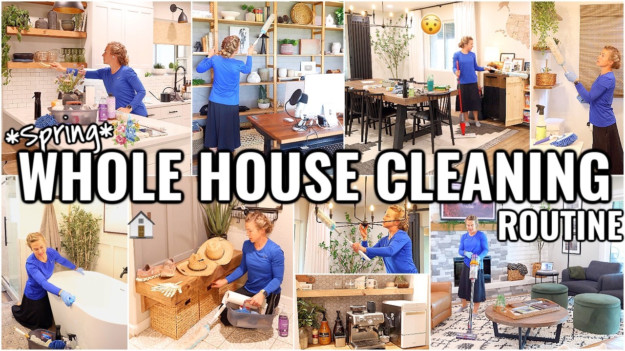 WHOLE HOUSE *SPRING* CLEAN WITH ME!🏠 EXTREME DEEP CLEANING ROUTINE | 2026 CLEANING MOTIVATION