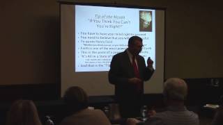 Tip of the Month- "If You Think You Can't You're Right!! by Dennis Henson"