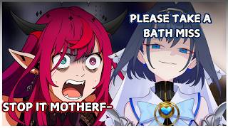 Kronii's simple trick to get IRyS to take a bath
